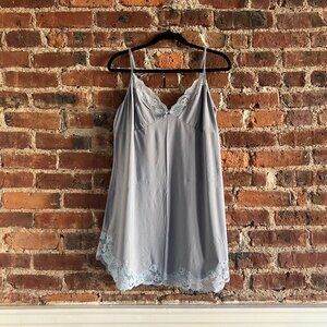 vintage y2k victorias secret lace trim chemise slip dress